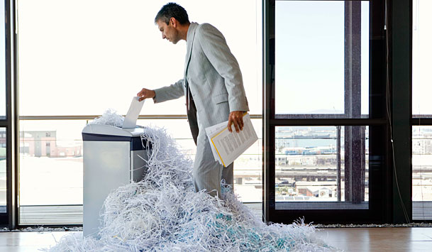 Five downfalls of an office shredder